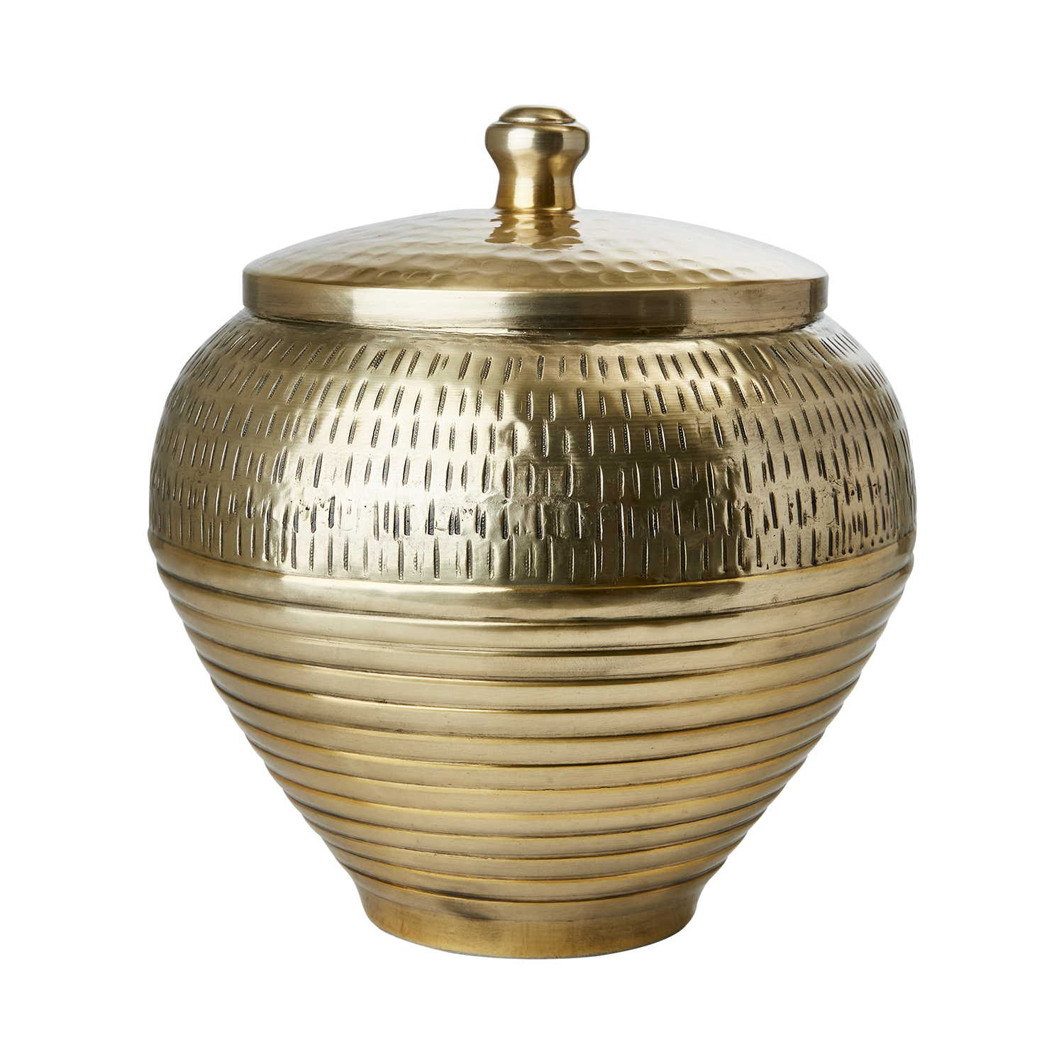 ELDORADO Urna med lock, Mässingsfärgad