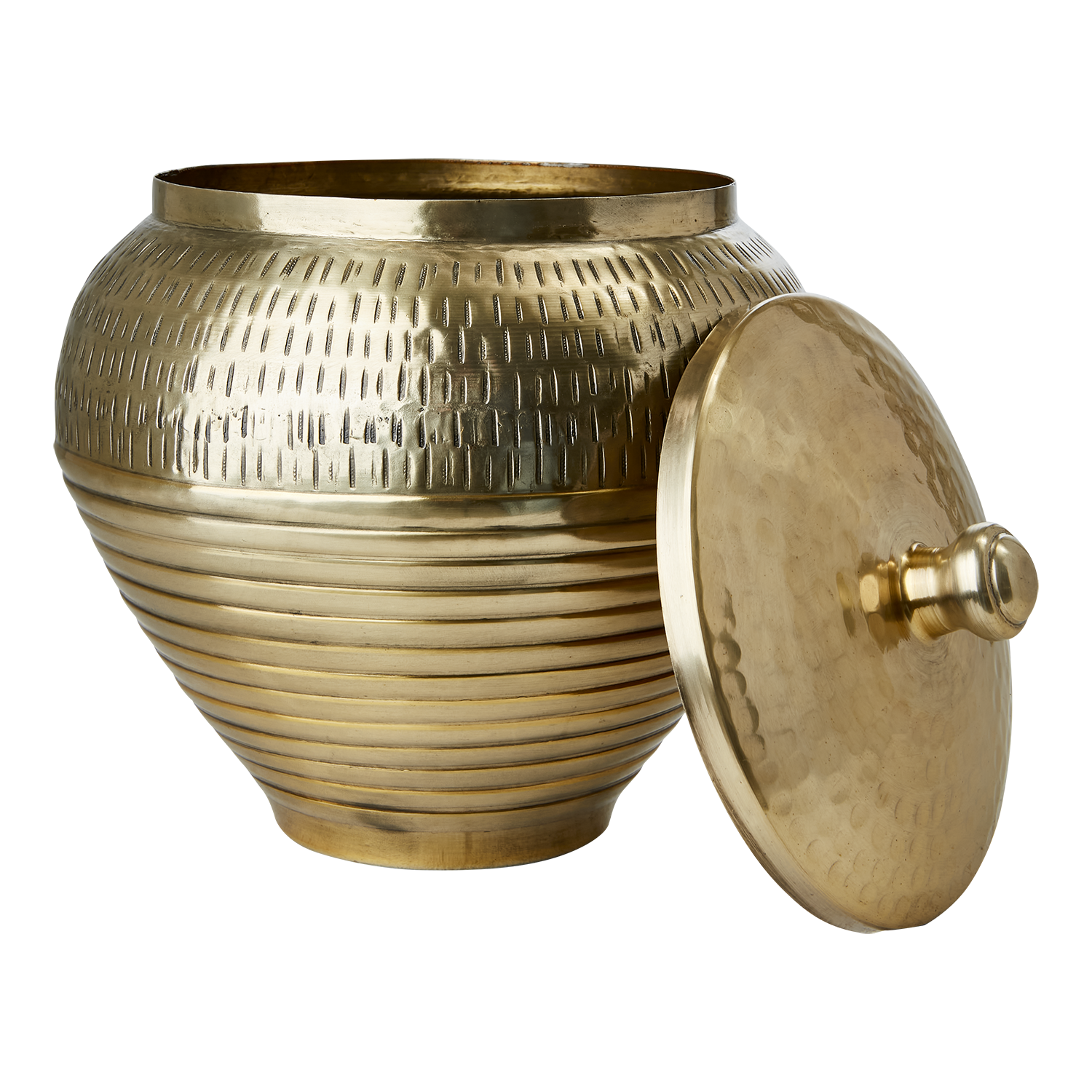 ELDORADO Urna med lock, Mässingsfärgad