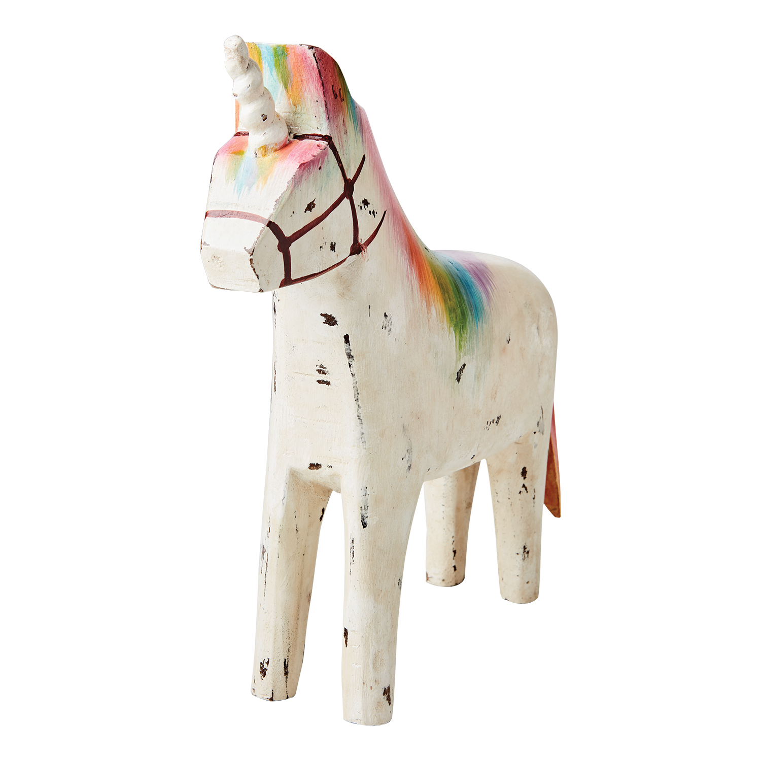 FÅLE Häst "Unicorn in colour", Vit
