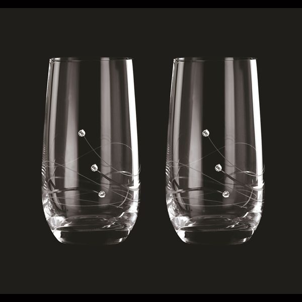 Highballglas - Clio (Swarovski kristaller) 2 st