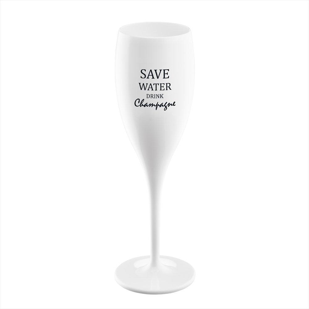 Cheers No.1 Champagneglas 10 cl Save Water Drink Champagne 6-pack - Hemboden