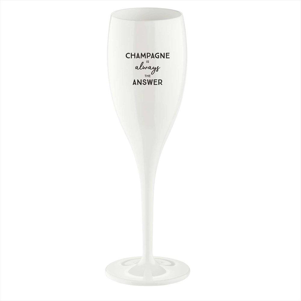 Cheers No.1 Champagneglas 10 cl Champagne Is The Answer 6-pack - Hemboden