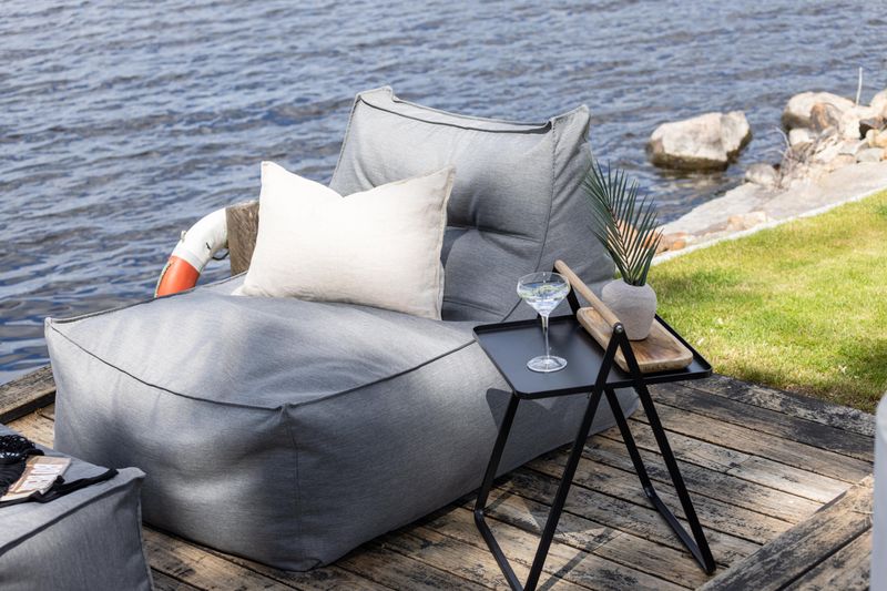 Venture Home Redang Relaxbag Fabric - Dark grey / 94*94*75 - Hemboden