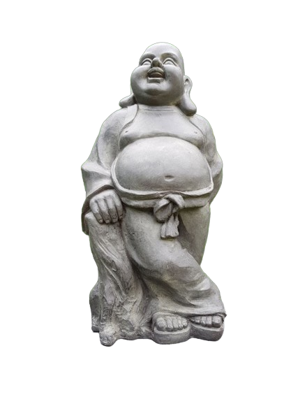 Leende Buddha Staty