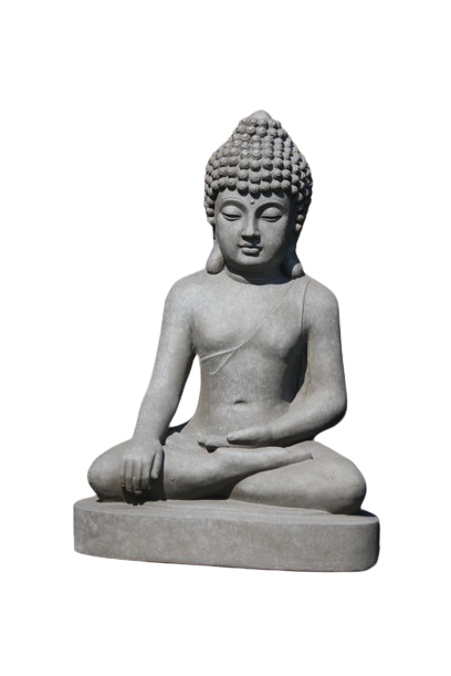 Sittande Buddha Staty